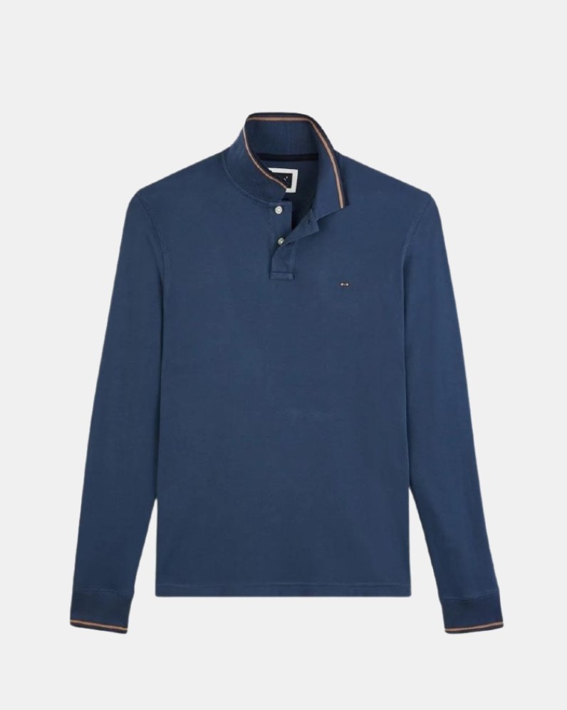 Eden Park Casual LS Polo Shirt