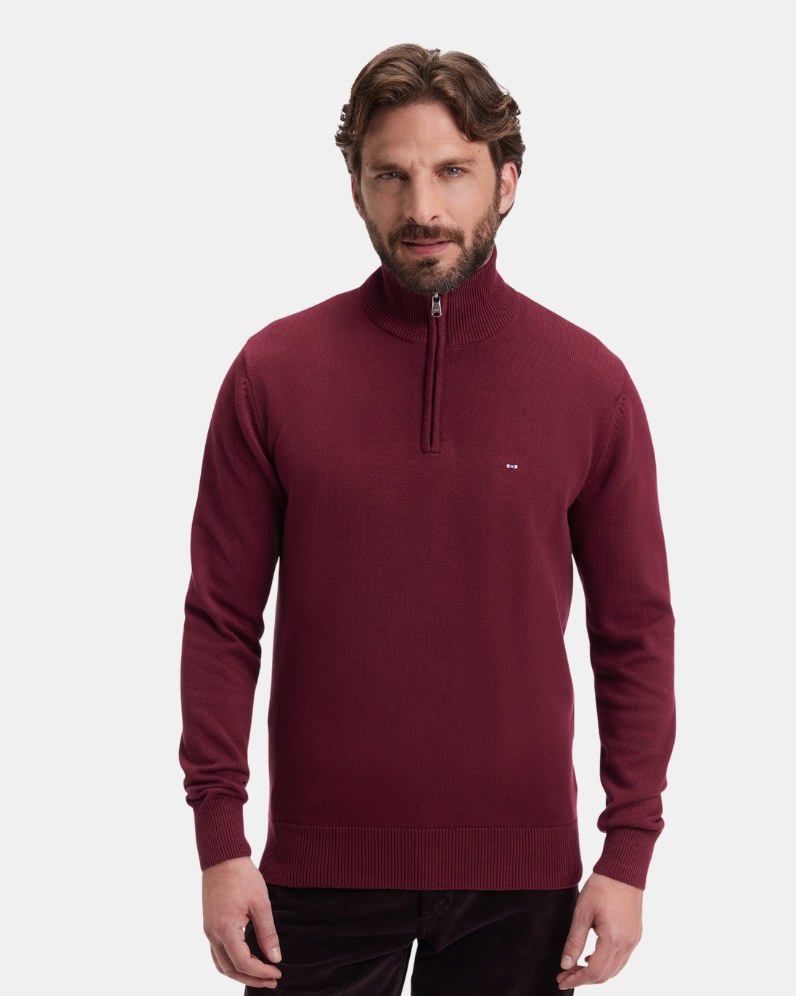 Heavy Cotton Zip Jumper