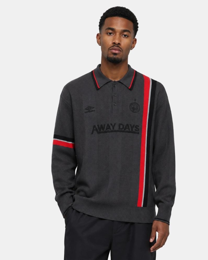 LS Knit Football Polo