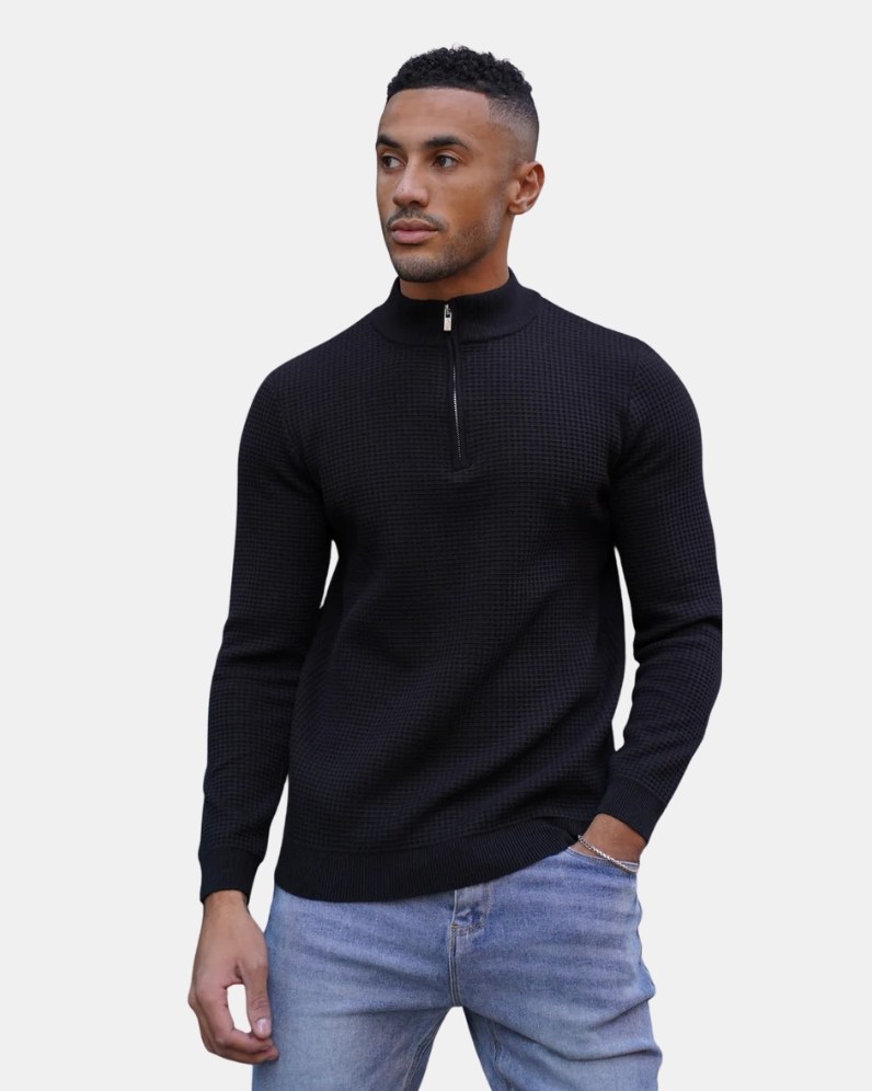 Waffle Quarter Zip