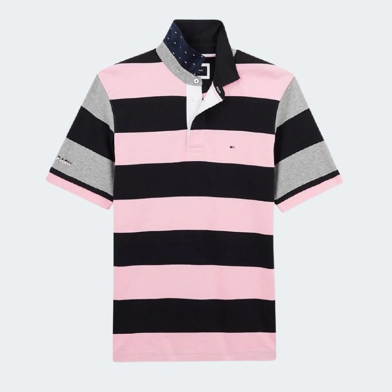 Jersey Striped Polo