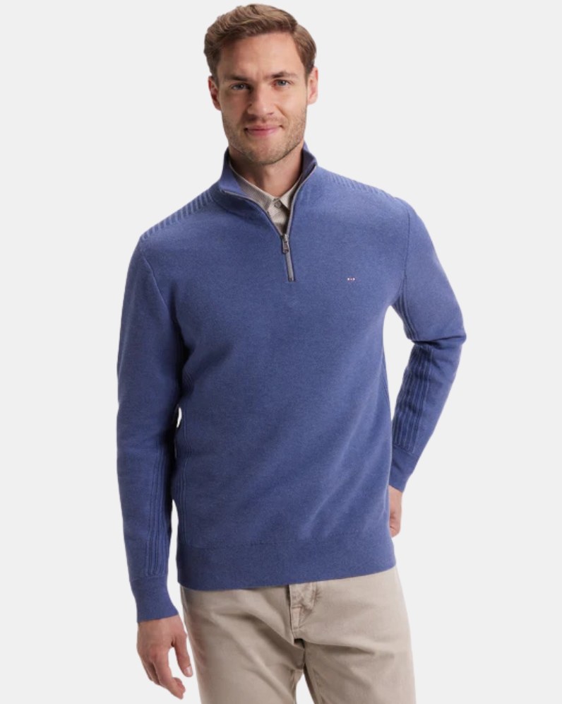 Half Zip Textured Jumper thumbnail