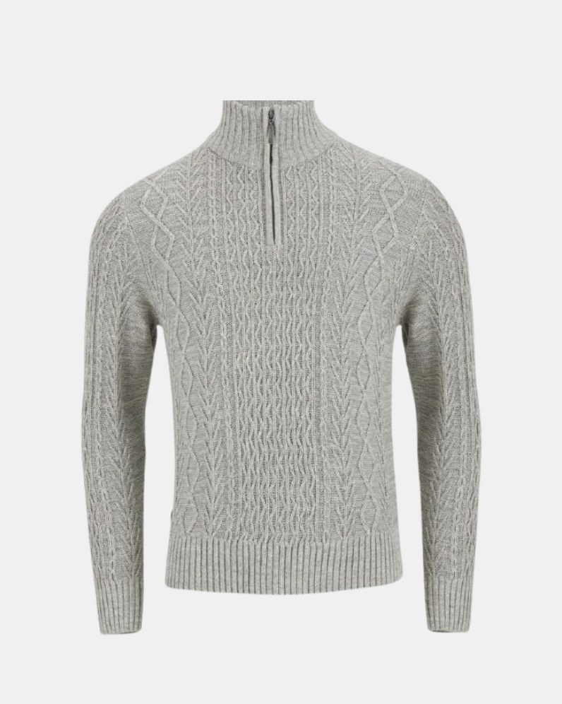 Aran Half Zip Jumper thumbnail