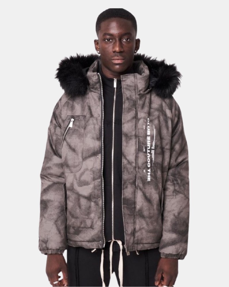 The Couture Club Fur Hooded Parka Jacket thumbnail