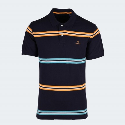 Gant Narrow Stripe Rugger Polo