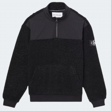 Calvin Klein Sherpa Half Zip Sweater