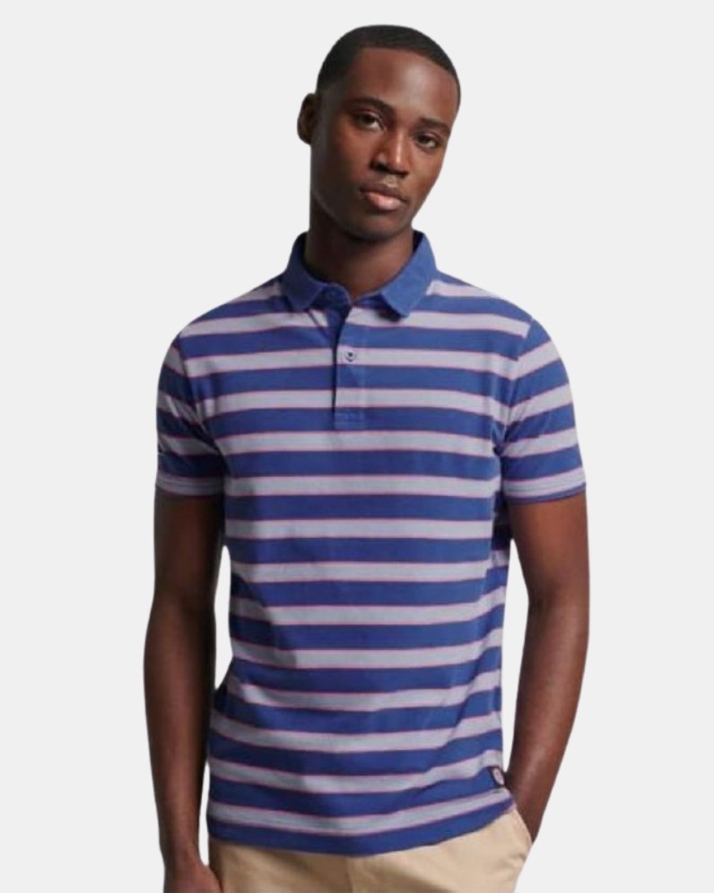 Superdry Academy Stripe Polo thumbnail