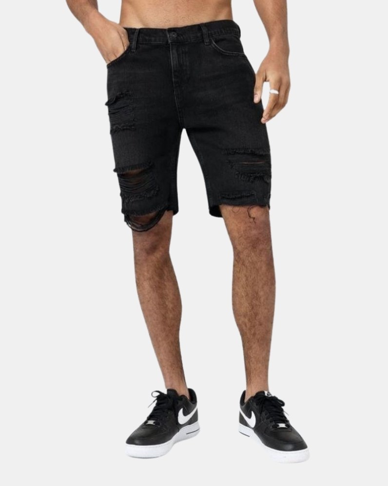 Essential Denim Distressed Shorts thumbnail