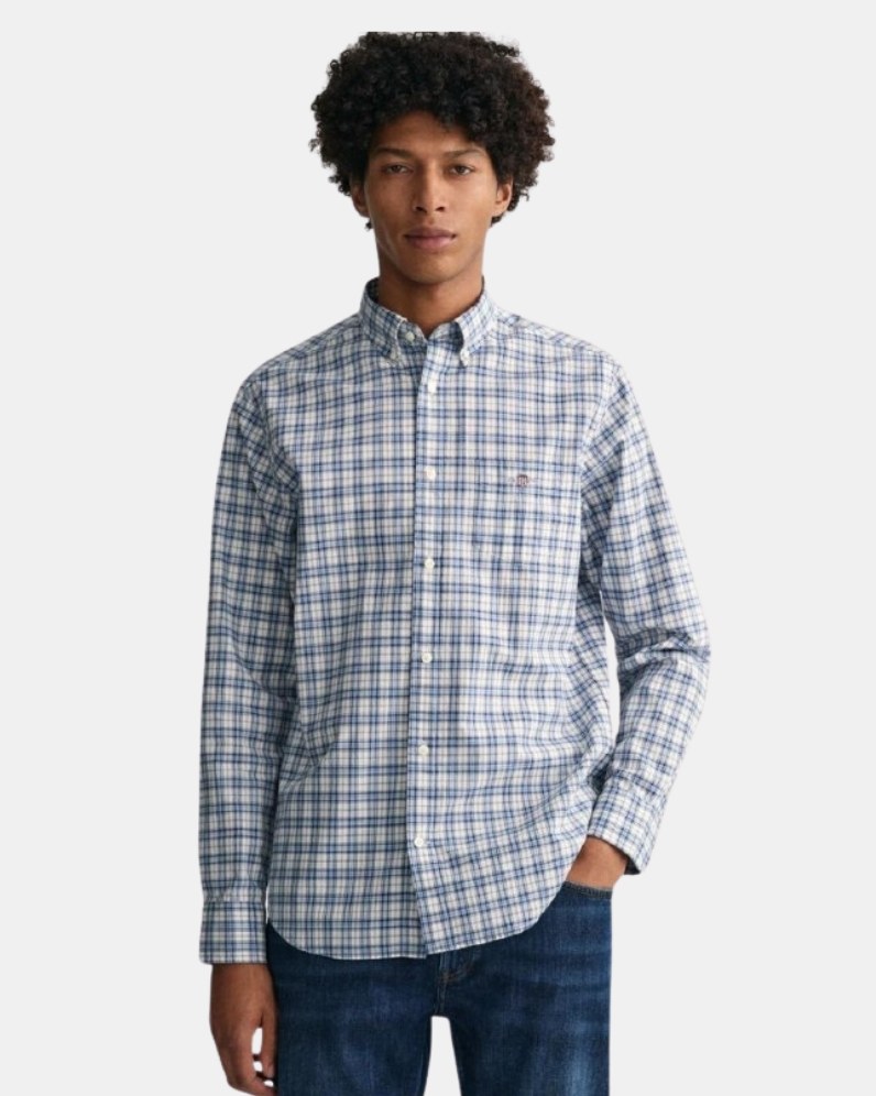 Gant Micro Check Poplin Shirt thumbnail