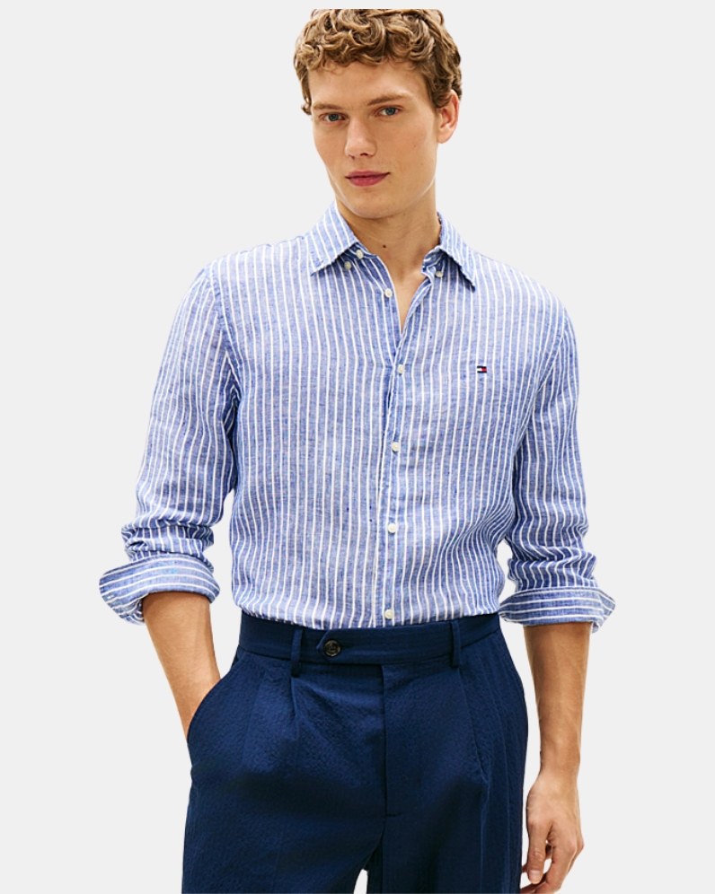 Bengal Stripe Linen Shirt thumbnail