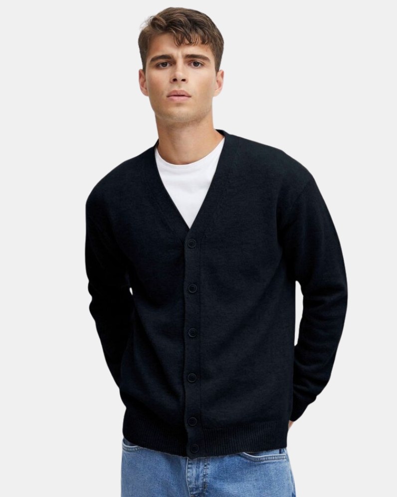 Karl Lambswool Cardigan thumbnail