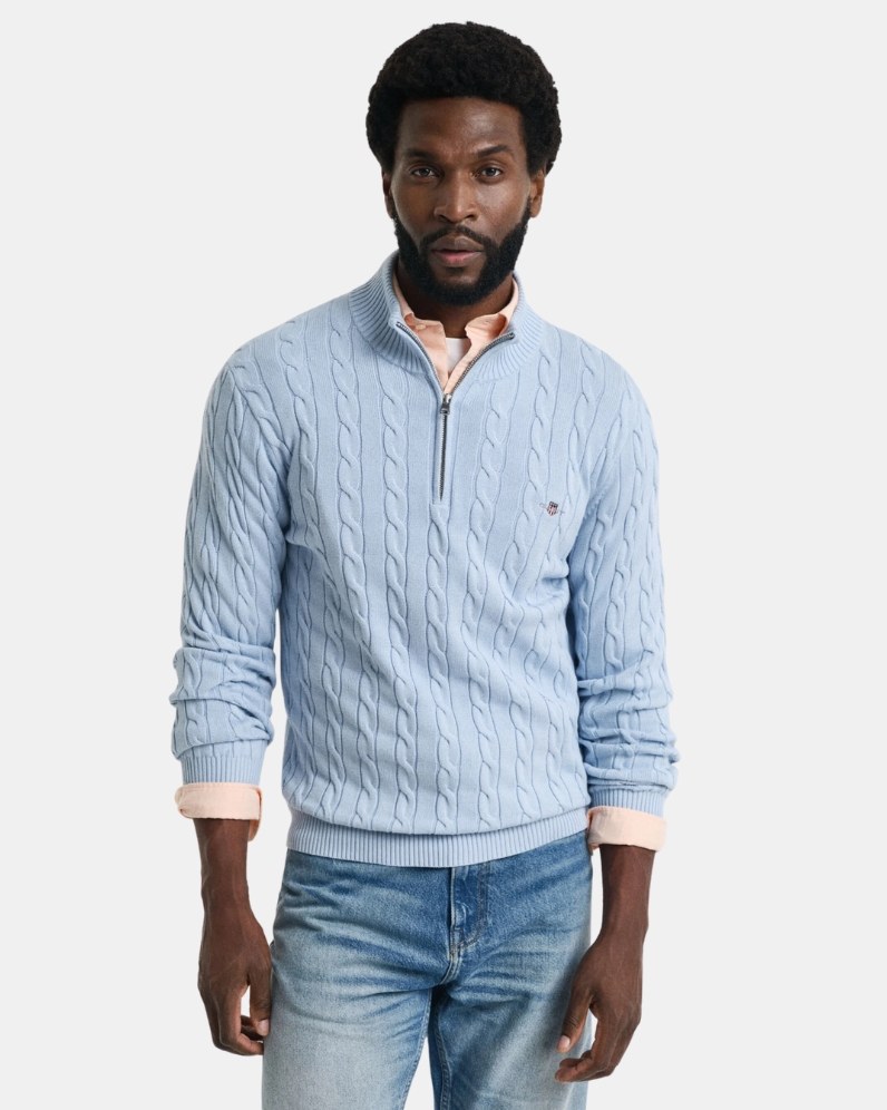 Cotton Cable Half Zip thumbnail