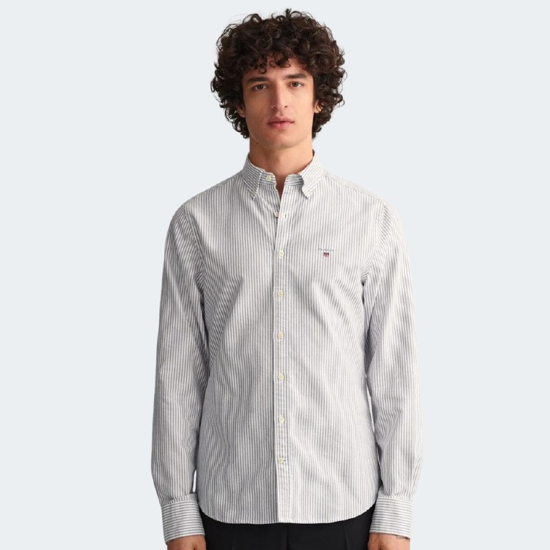 Gant Slim Banker Stripe Shirt thumbnail