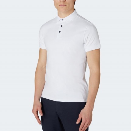 Remus Uomo Tapered Cotton Stretch Polo