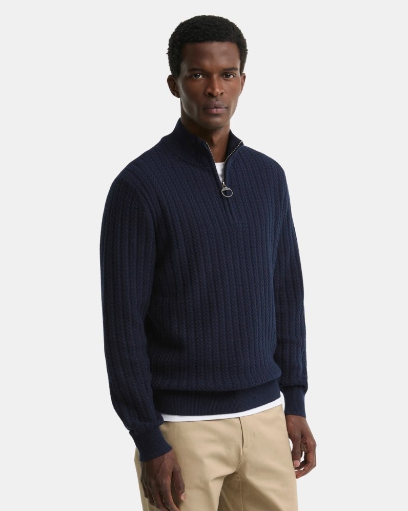 Herringbone Half Zip Jumper thumbnail