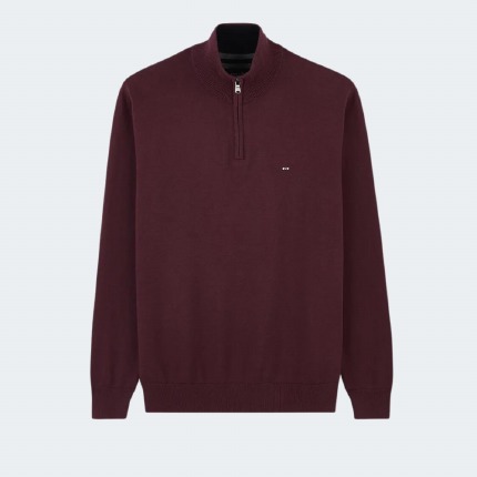Eden Park Cotton Half Zip Jumper