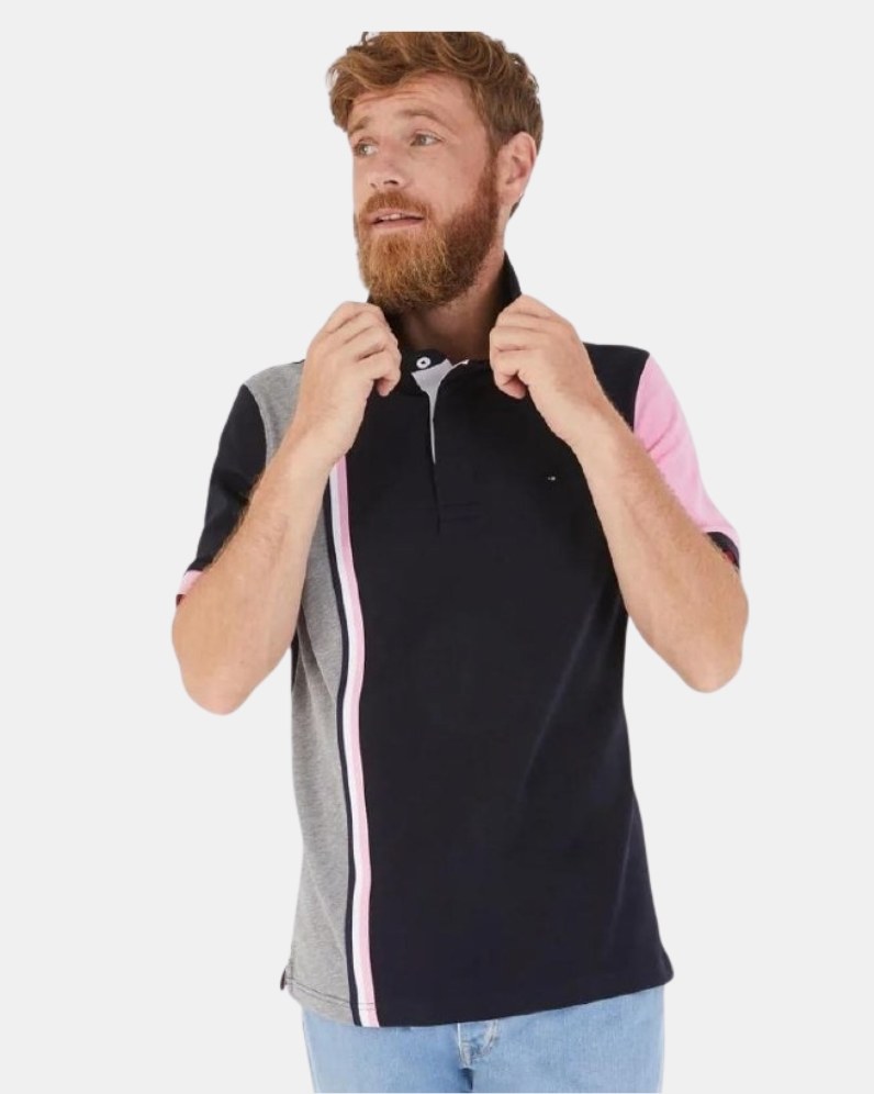 Pique Colour Block Polo thumbnail