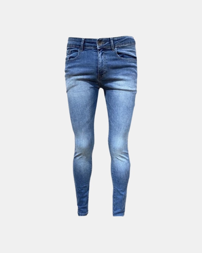 Enzo Venice Light-Wash Skinny-Stretch Jeans thumbnail