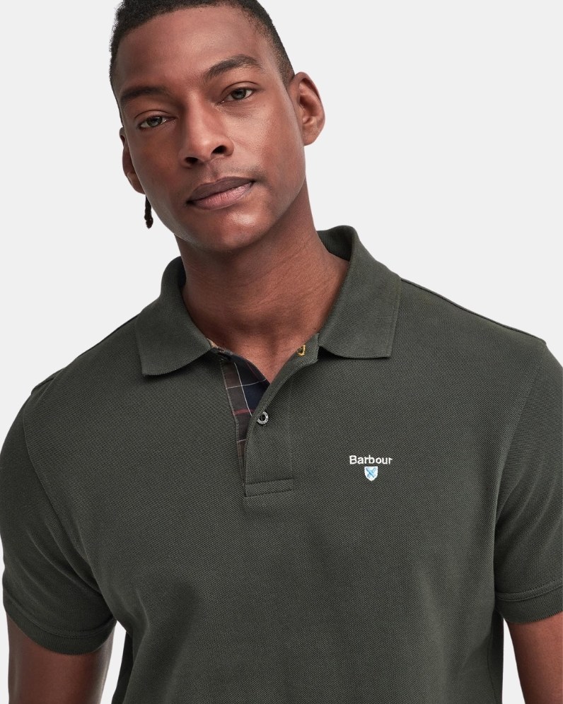 Tartan Pique Polo Shirt thumbnail