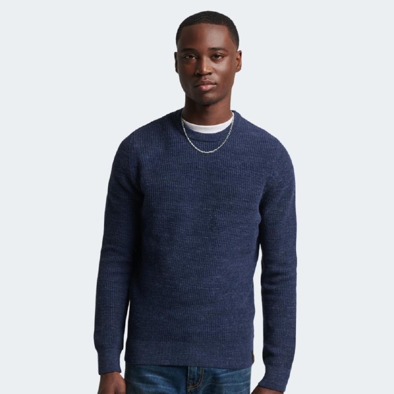 Superdry Vintage Textured Crew Knit thumbnail