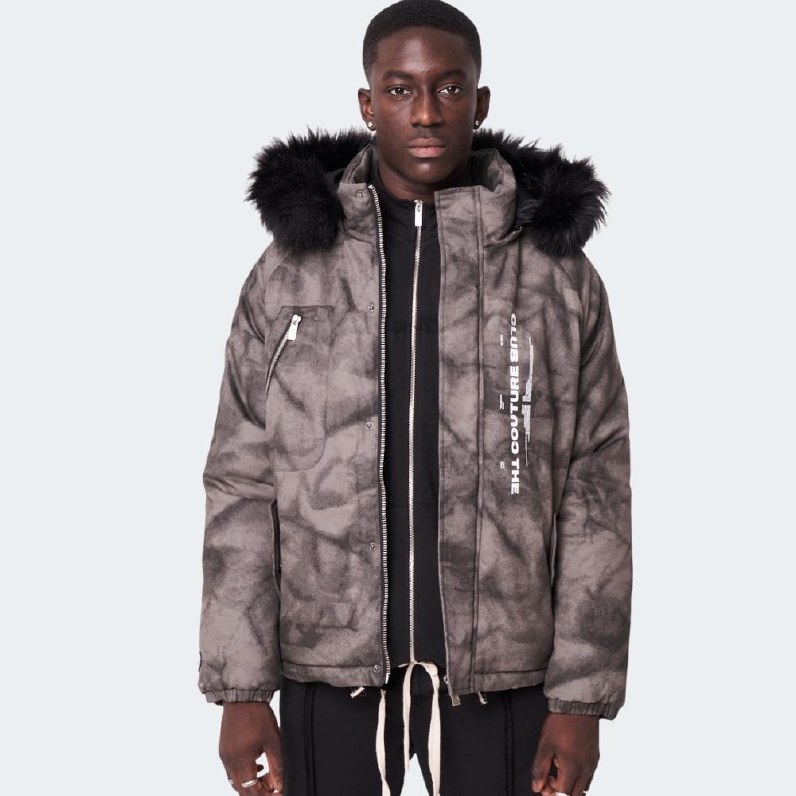 The Couture Club Fur Hooded Parka Jacket thumbnail
