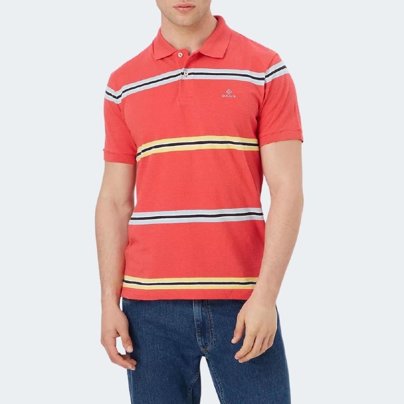 Gant Narrow Stripe Rugger Polo thumbnail