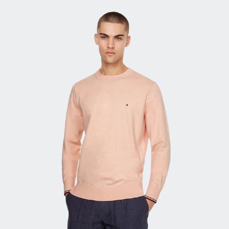 Tommy Hilfiger Tipped Pima Mouline Jumper thumbnail