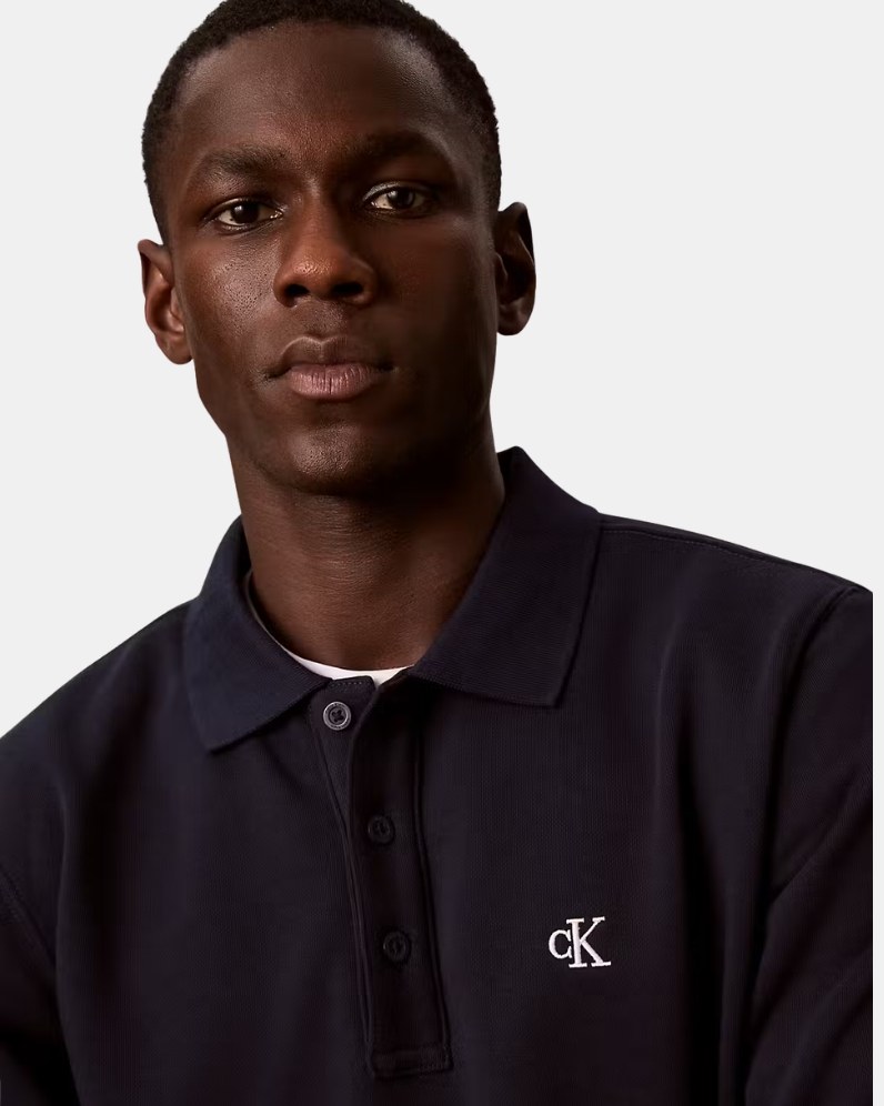 Cotton Terry Polo Sweater thumbnail