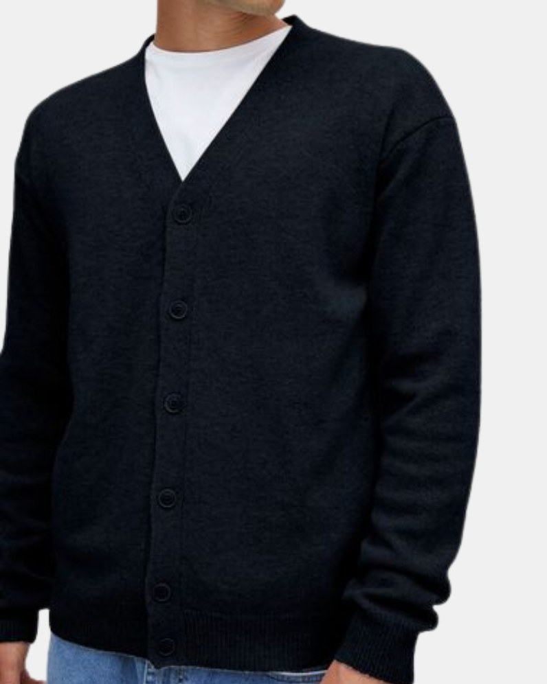 Karl Lambswool Cardigan thumbnail