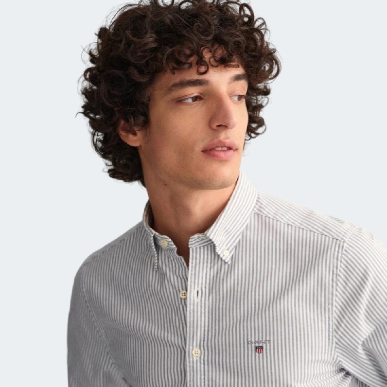 Gant Slim Banker Stripe Shirt thumbnail