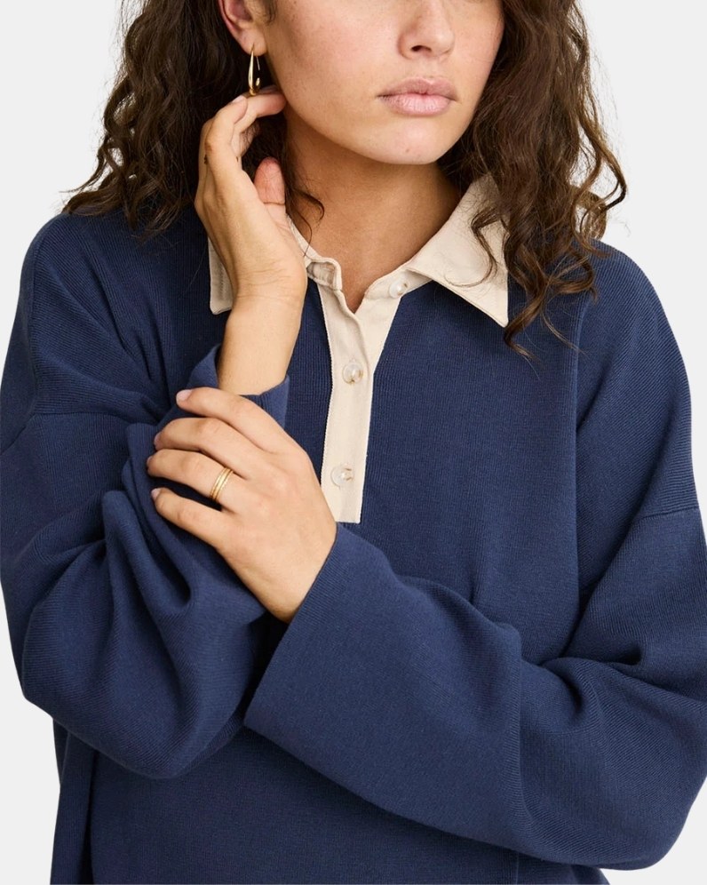 Rugby Polo Knit Sweater thumbnail