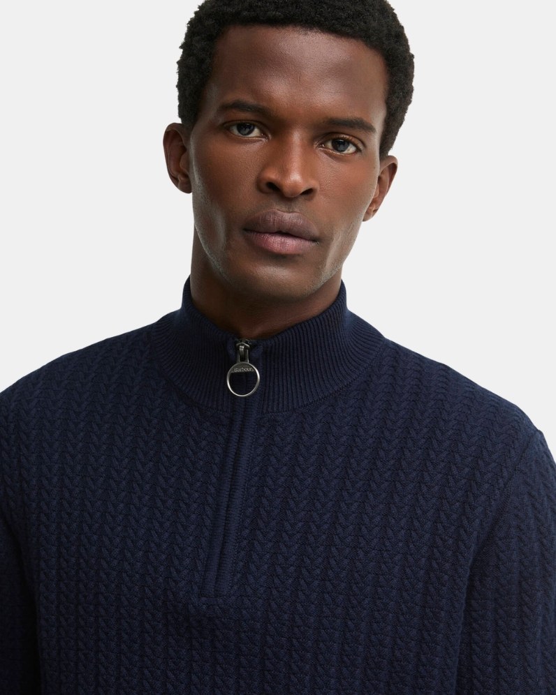 Herringbone Half Zip Jumper thumbnail