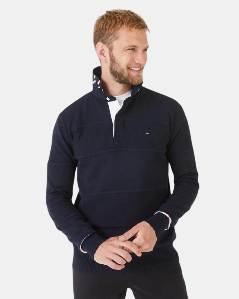 Contrast Collar Polo Knit thumbnail