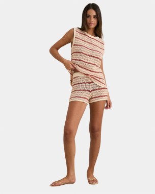 Tami Stripe Knit Shorts thumbnail