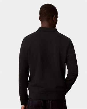 Cotton Terry Polo Sweater thumbnail