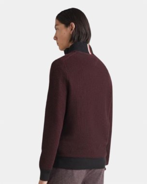 Tommy Hilfiger Two-Tone Zip Mock Jumper thumbnail