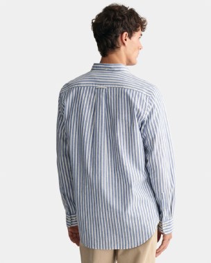 Cotton Linen Stripe Shirt thumbnail
