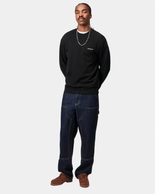 Script Embroidered Sweater thumbnail