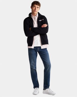 Flag Emb Zip Sweater thumbnail