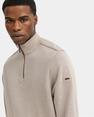 Half Zip Textured Jumper thumbnail
