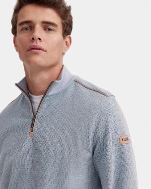 Half Zip Textured Jumper thumbnail
