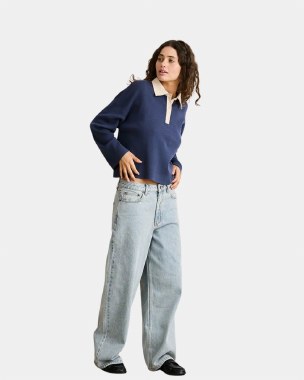 Rugby Polo Knit Sweater thumbnail