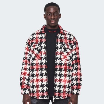 The Couture Club Digital Check Shacket thumbnail