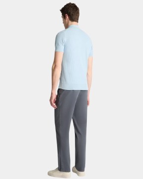 Rib Knit Polo Shirt thumbnail