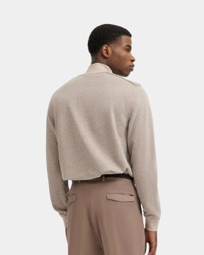 Half Zip Textured Jumper thumbnail