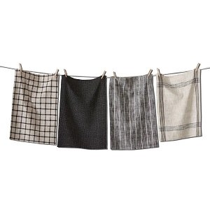 Tea Towel Black/natural 1ct