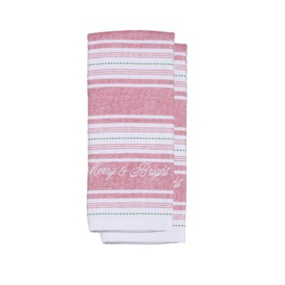Tea Towels Merry &amp; Bright 2pcs
