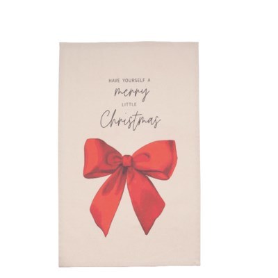 Tea Towel Yourself Merry 1ct