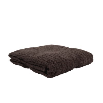 Throw Boucle Brown