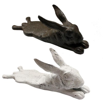 Door Stopper Bunny Iron 1ct
